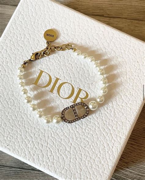 dior armband perlen|Dior schriftzug armband.